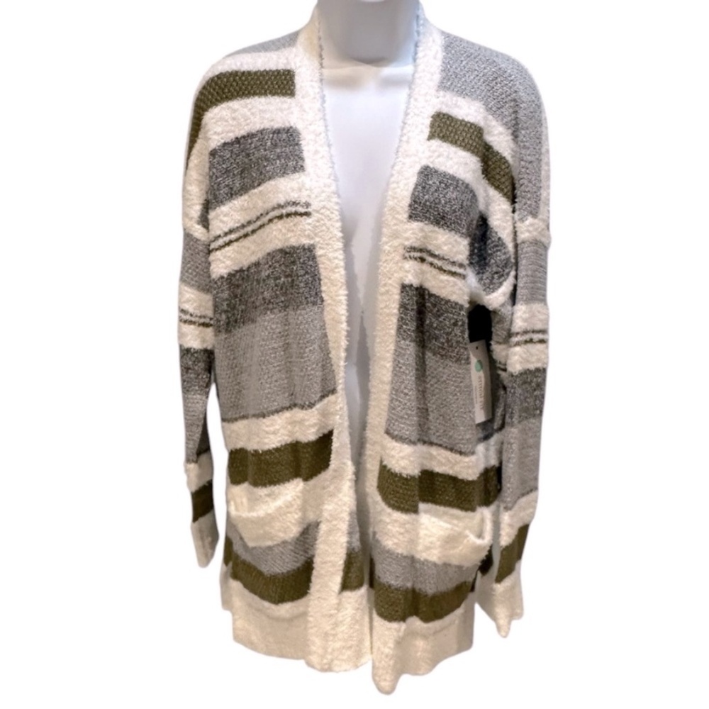 Stitch Fix x Pink Clover Striped Colorblock Cardigan Sweater Small New with Tag